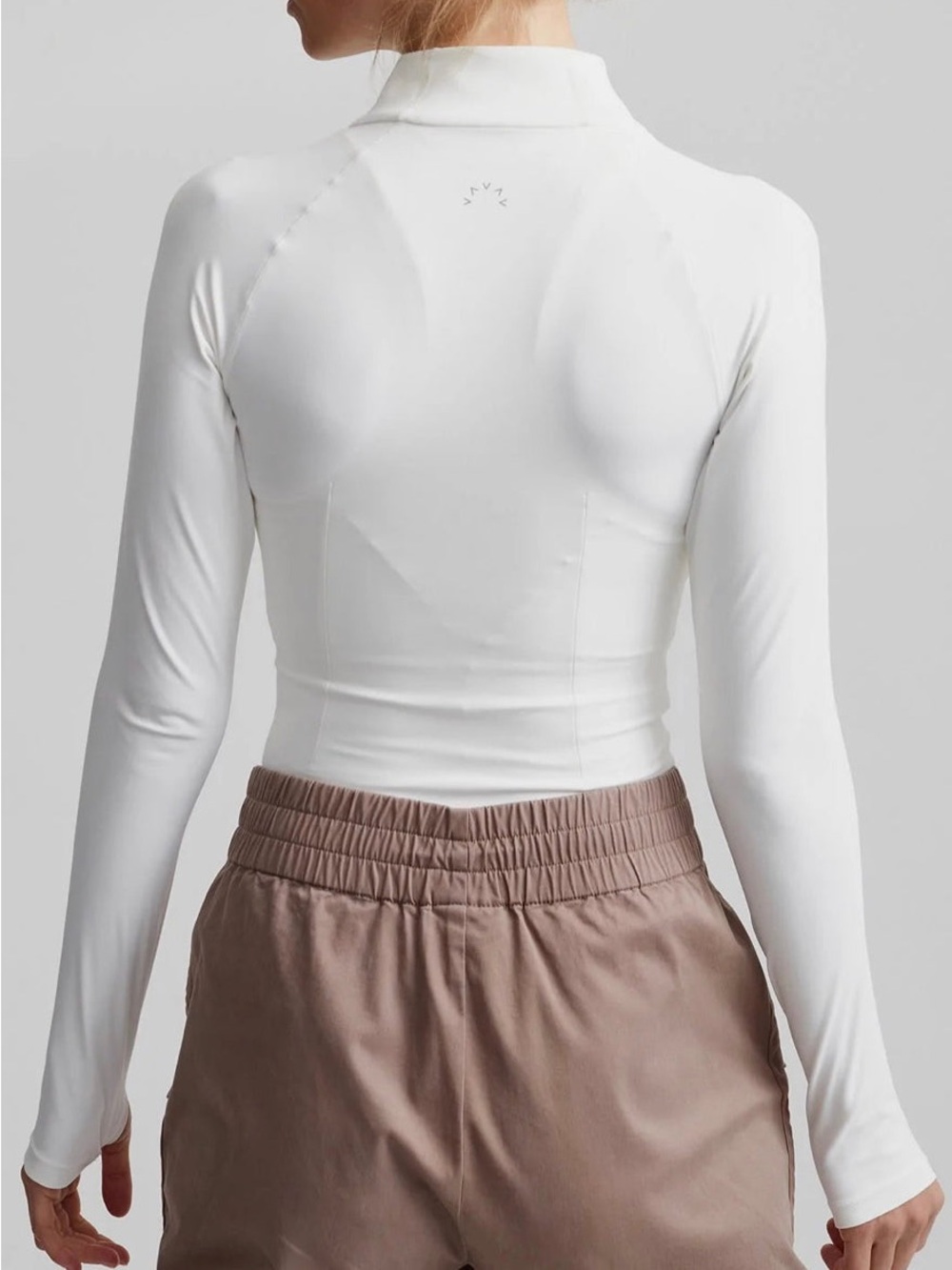 Varley Helena Mid Layer White Half Zip Performance Top Size S - Picture 3 of 10